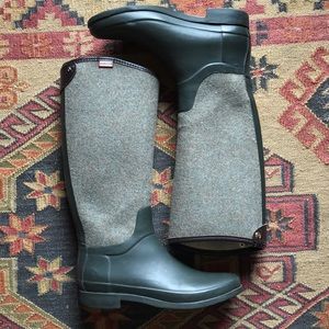 Unique, Dressy Hunter Boots, Size 10